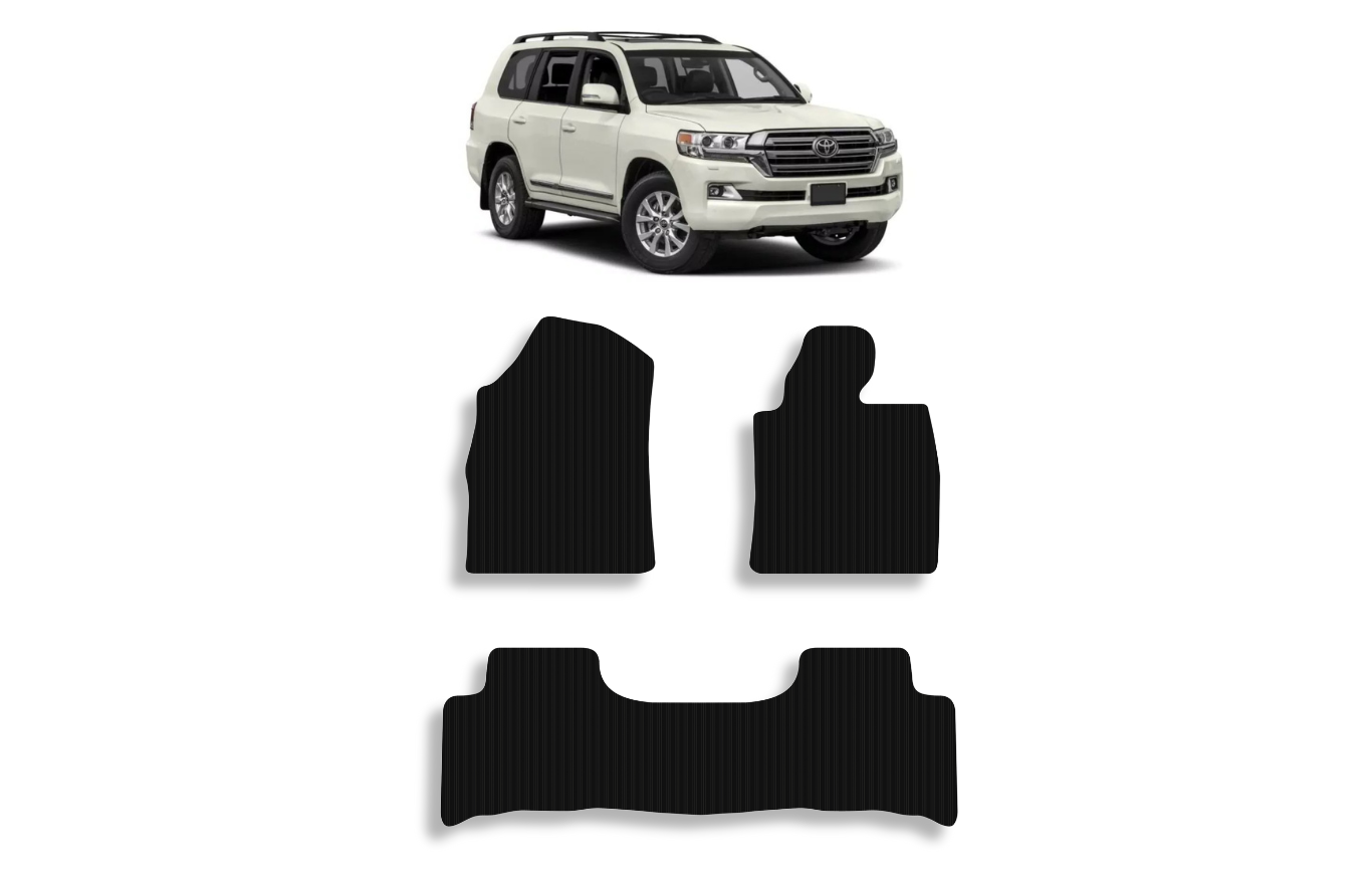 Toyota Land Cruiser 200 VXR Floor Mats | 2007 - 2021 Ribbed