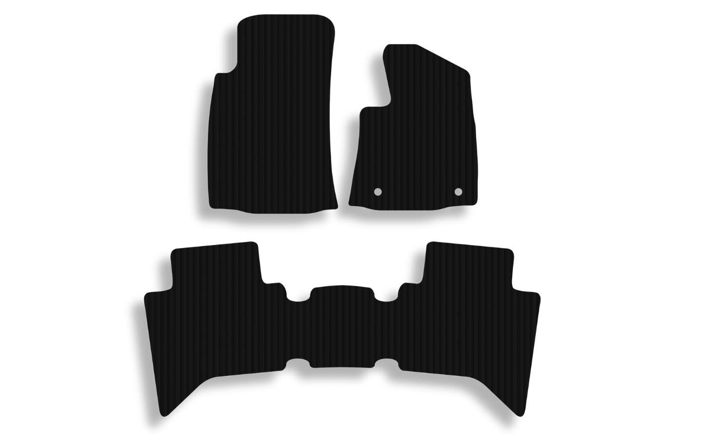 Toyota Hilux Double Cab Floor Mat 2005-present Ribbed