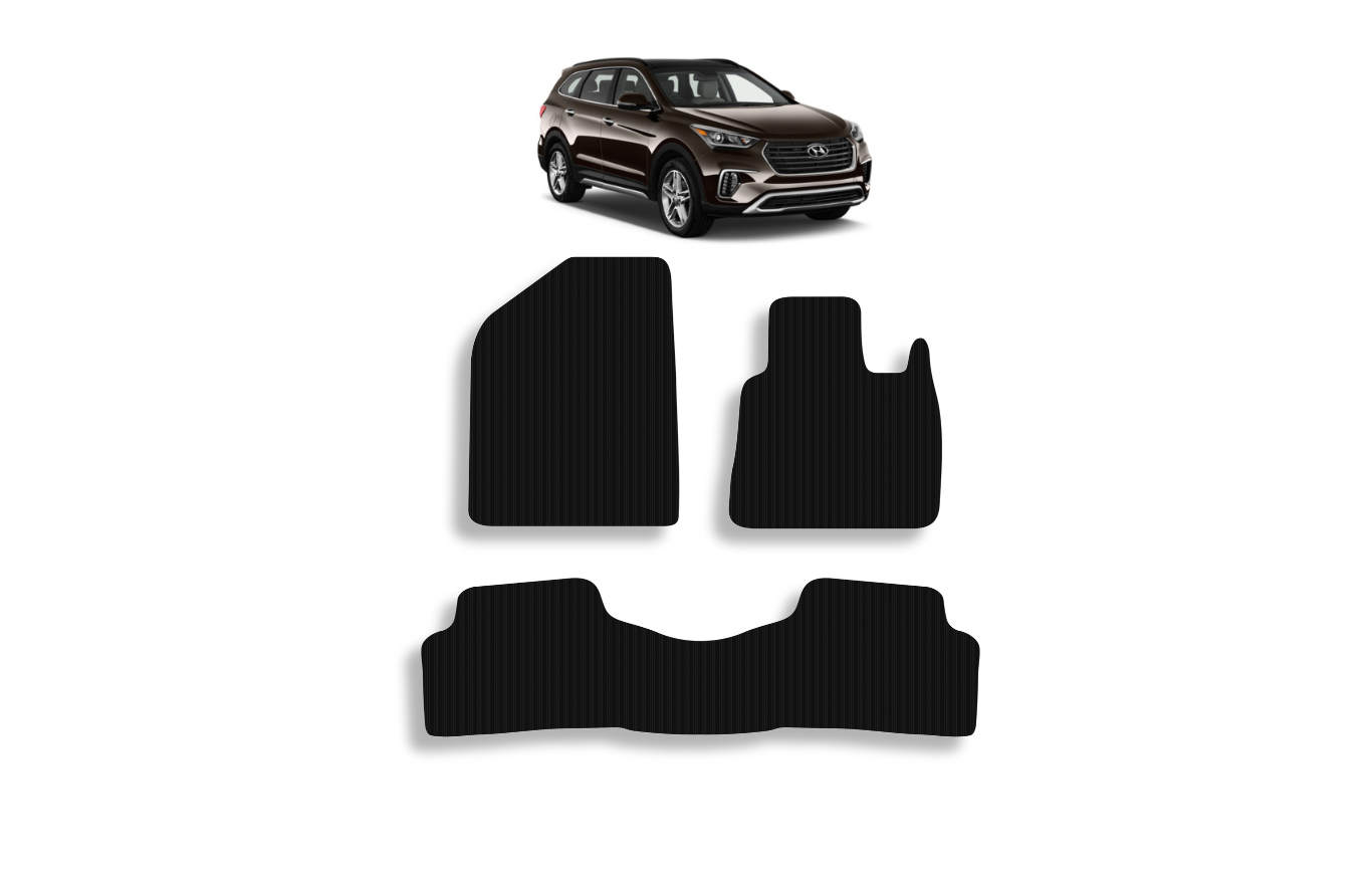 Hyundai Sante Fe Floor Mats – 3rd Gen + 3rd Gen Facelift 2013-2018