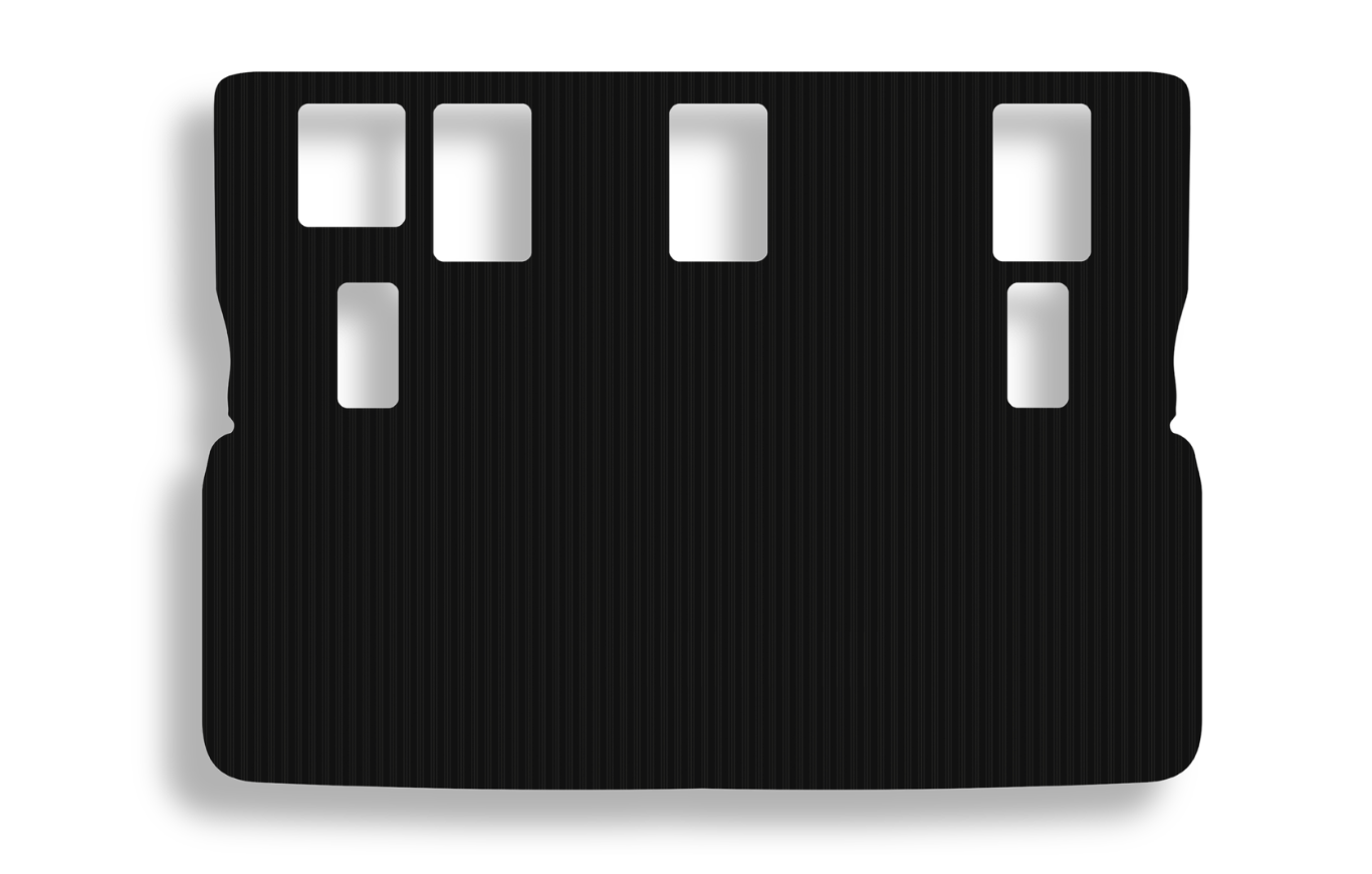 Mitsubishi Pajero SWB 3-door <b>EXTENDED BOOT MAT </b>with Cut-Outs | 2006-present