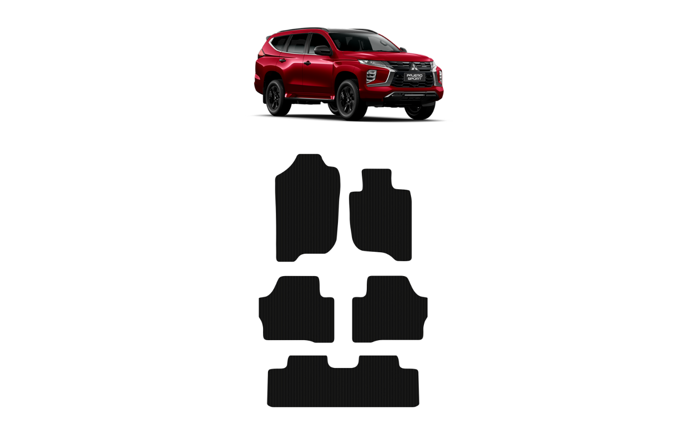 Mitsubishi Pajero Sport 5 Door Floor Mats 3rd Gen 2018 – present Facelift - Image 2