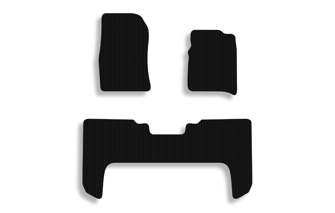 Toyota Land Cruiser 79 Double Cab Floor Mats | 2015 - Present Ribbed