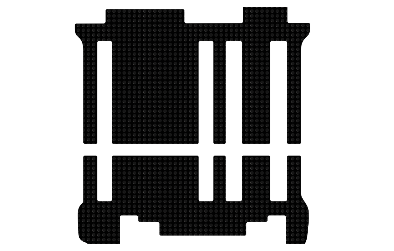 Hyundai H1 Bus Back Passenger Floor Mats 2007-2021 - Image 3
