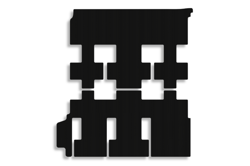 VW KOMBI Transporter T6.1 <b>LONG-WB</b> Back Passenger Floor Mats (2020-present)