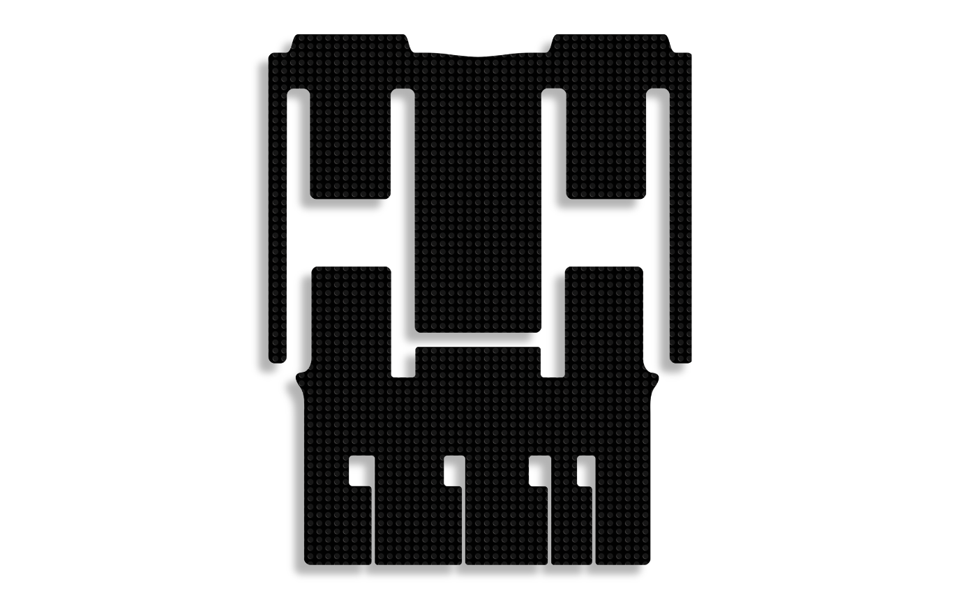 Kia Carnival Back Passenger Floor Mats 4th Gen (7 Seater) 2020-present - Image 3