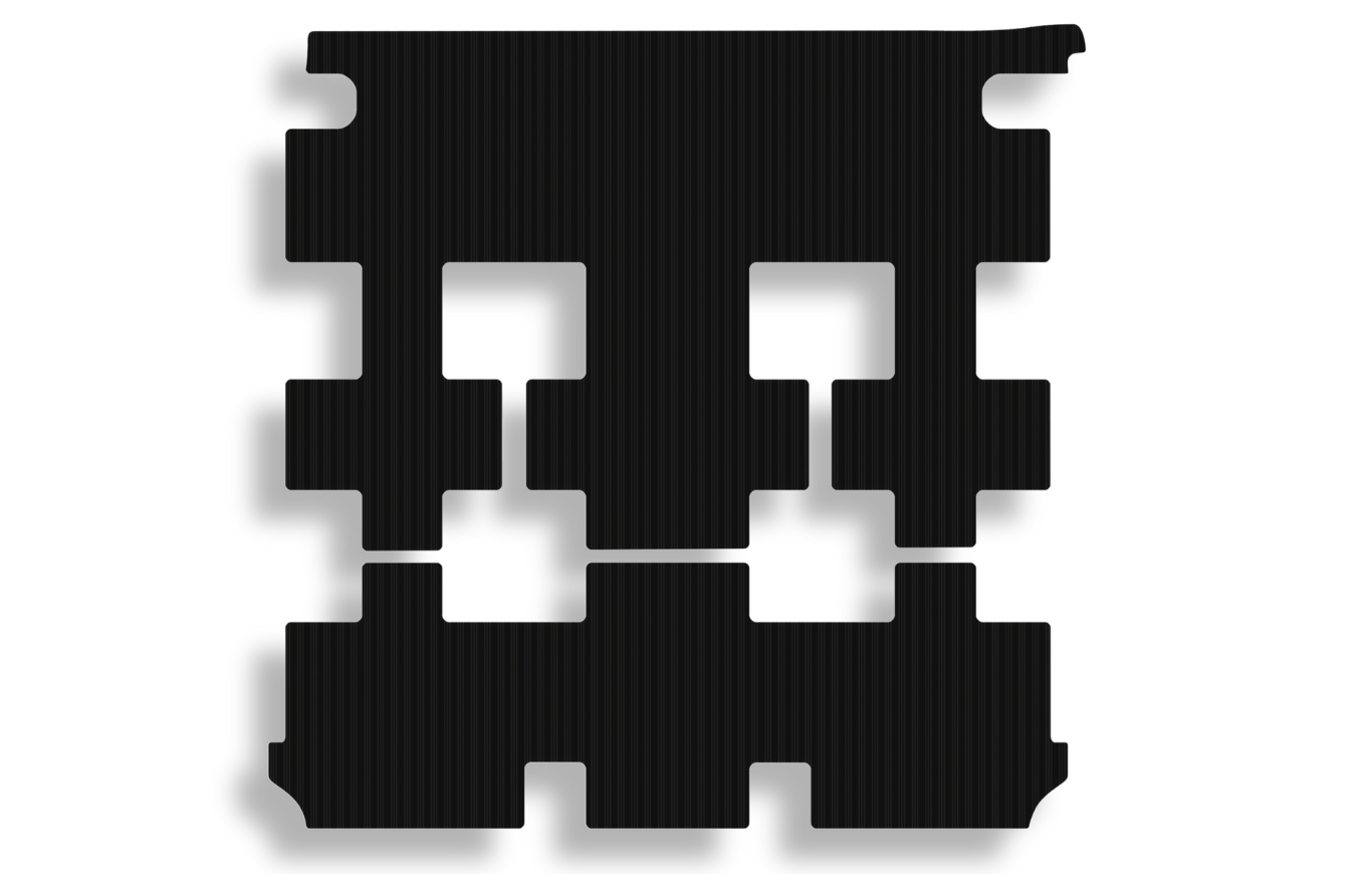 VW T6.1 Transporter 4 Motion SWB (Facelift) Back Passenger Floor Mats 2019 – present