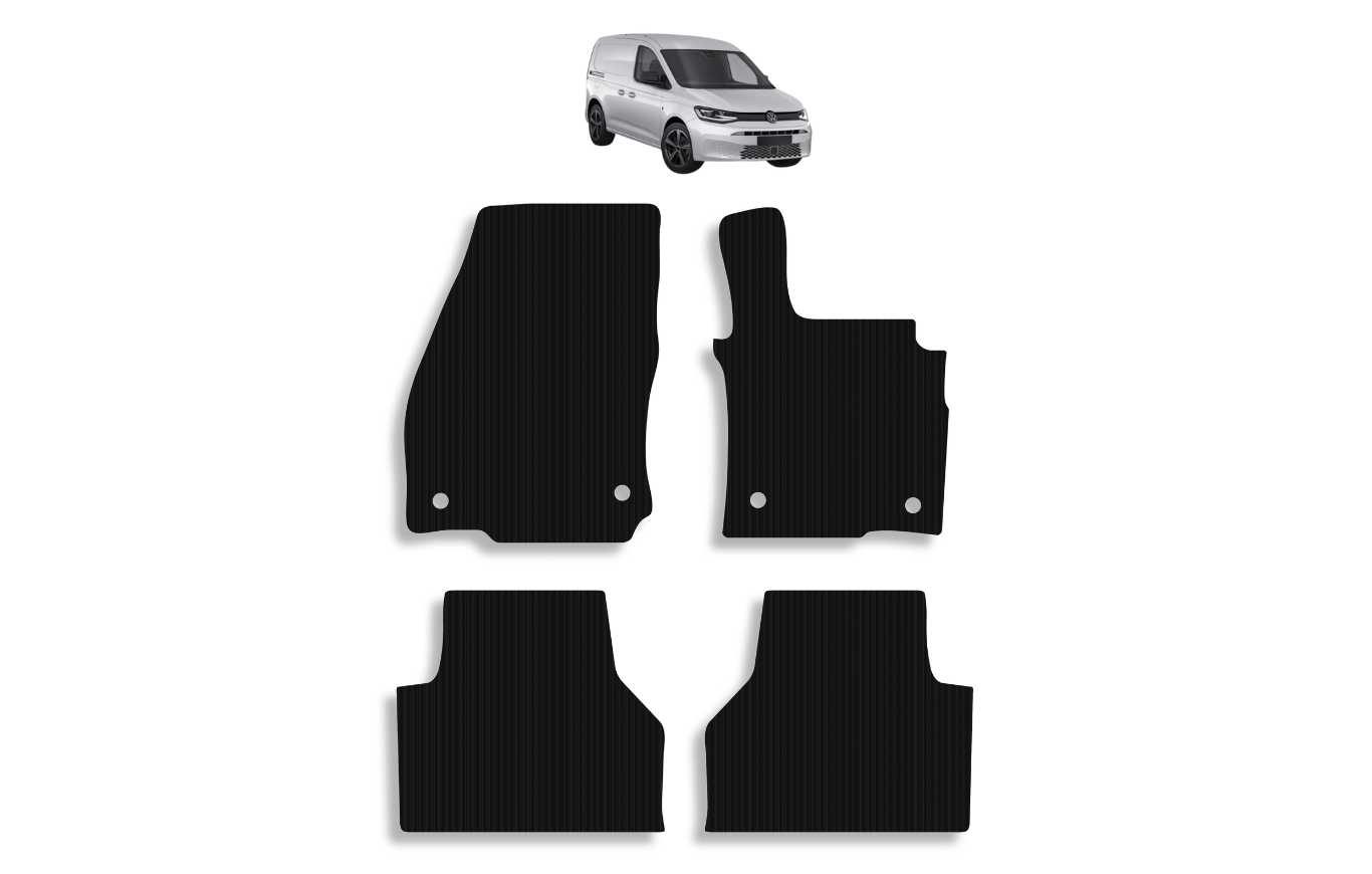 VW Caddy Maxi 7 Seater Front Floor Mats 2020-present - Image 2