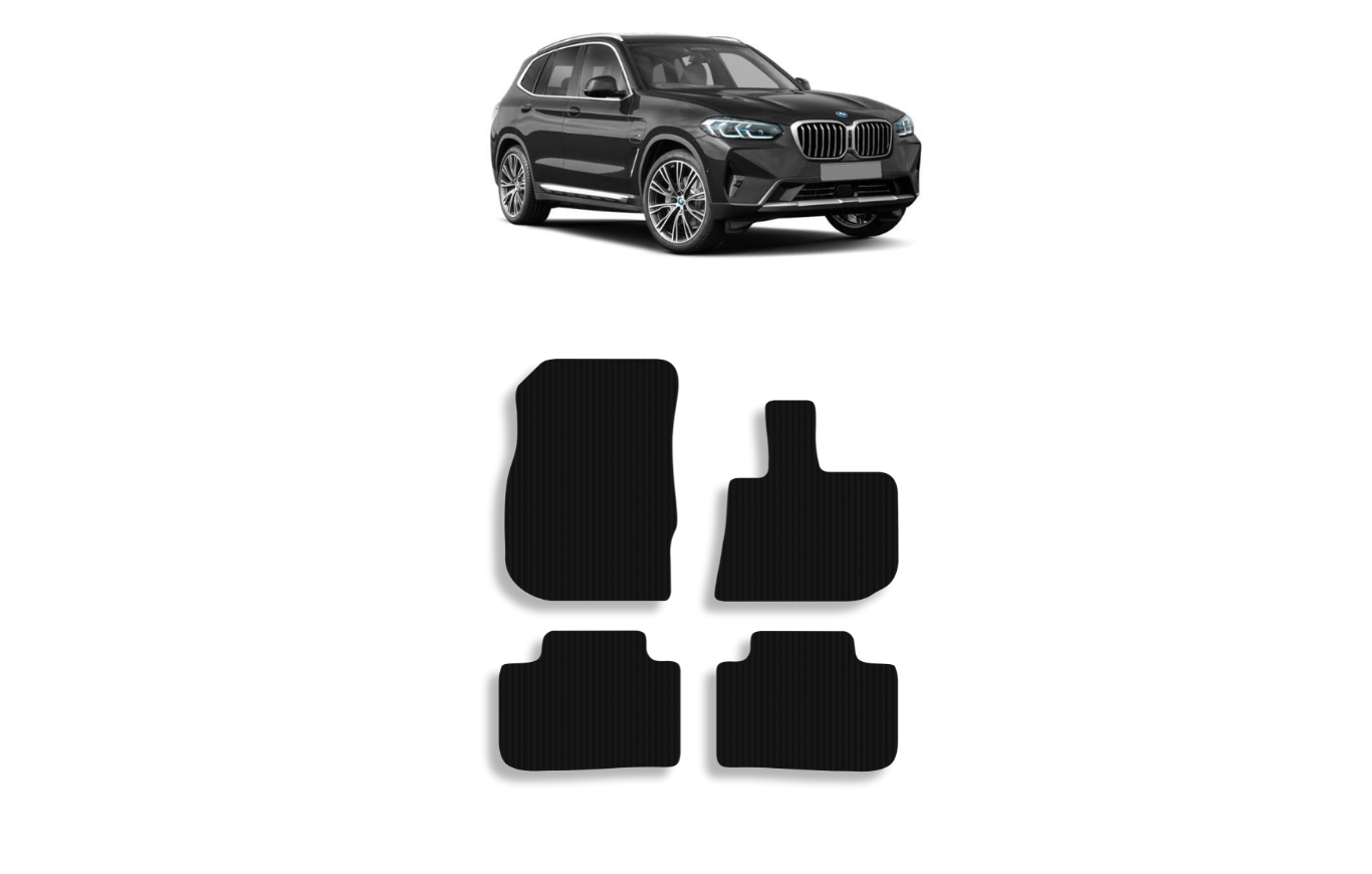 BMW X3 3rd Generation Floor Mats G01 | 2018-2024 ribbed