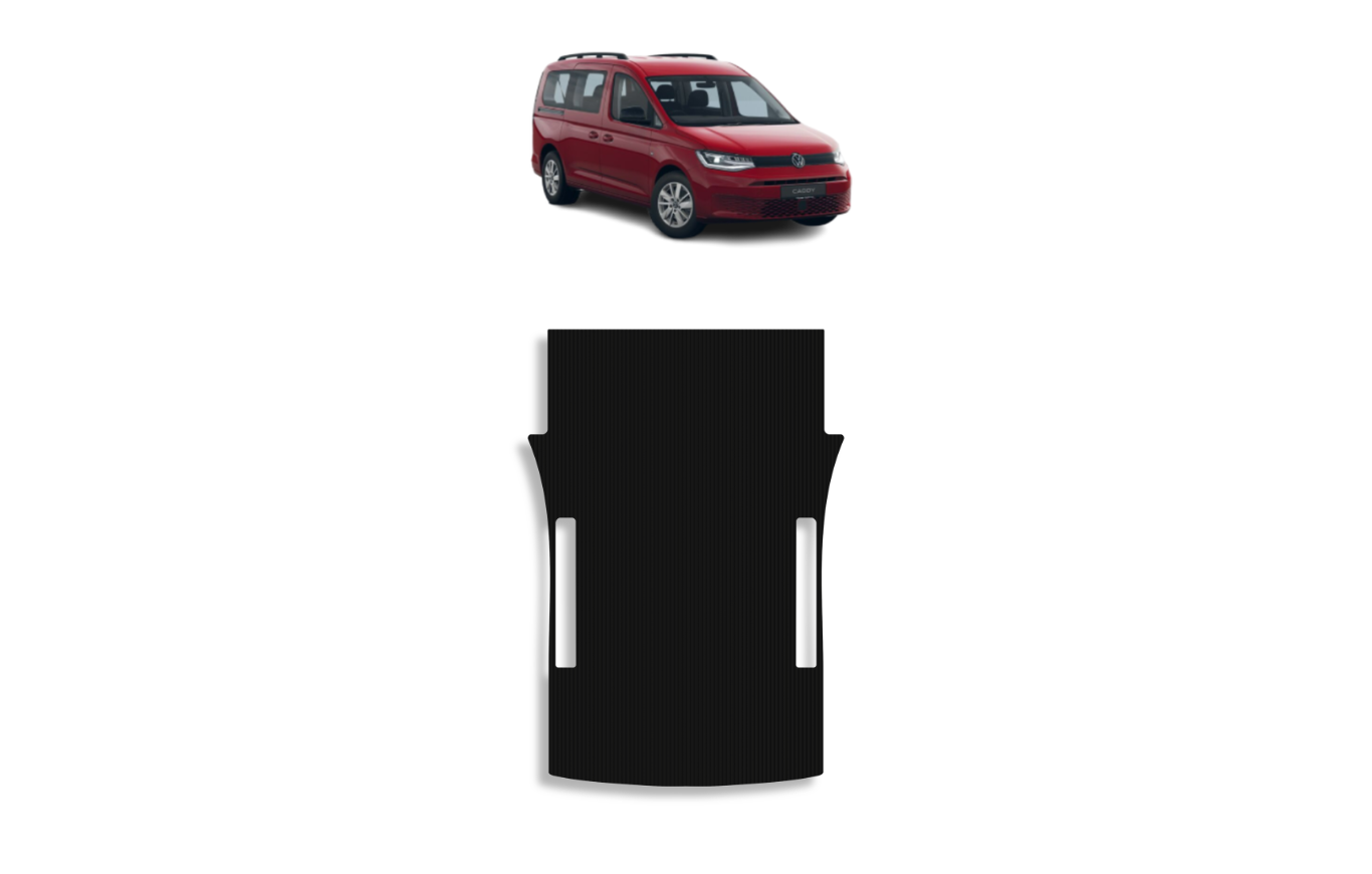 VW Caddy 7-Seater Maxi Crew Bus Boot Mat 2020-Present - Image 2