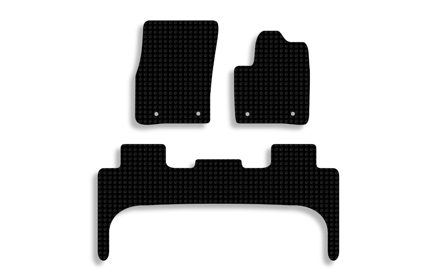 Land Cruiser 300 Hybrid Floor Mats 2 Seat Rows | 2022 - Present - Image 3